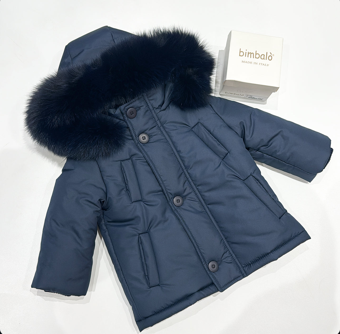 Bimbalo Boys Navy Blue Coat My Girl Boutique