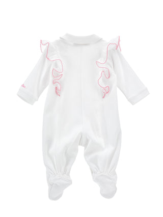 Monnalisa - Baby Girls Roses Baby Grow