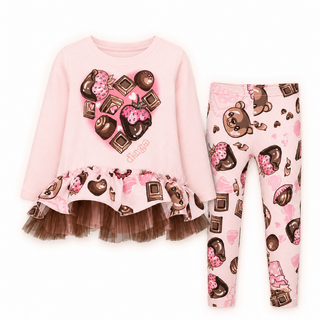 Daga - Chocolate Teddy Legging Set