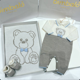 Bimbalo - Baby Boys Romper & Bootie Set