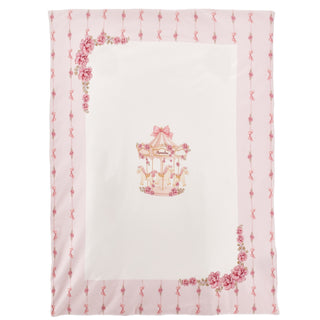 Monnalisa - Baby Girls Carousel Blanket Pink