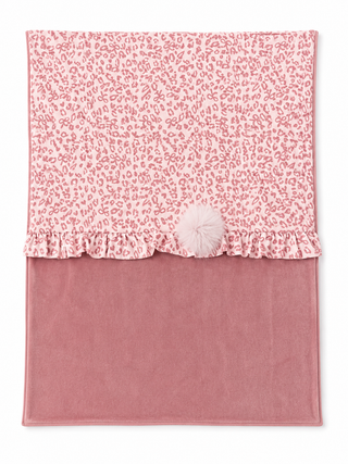 Ninnaoh - Baby Girls Pink Pom Pom Blanket