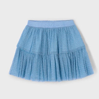 Mayoral - Girls Ocean Blue Tulle Skirt Set