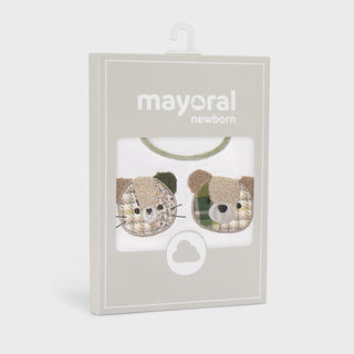 Mayoral - Baby Boys Basil Green Bibs