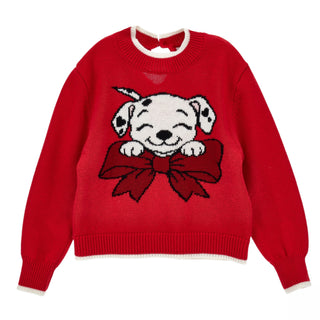Monnalisa - Baby Girls Dalmatian Shirt, Jumper & Skirt Set