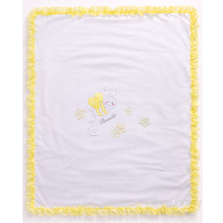 Bimbalo - Baby Girls Lemon Bee Baby Grow, Headband & Blanket Set