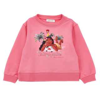 Monnalisa - Girls Moana Oceania Pink Jumper