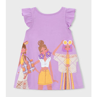 Mayoral - Girls Lilac Dress