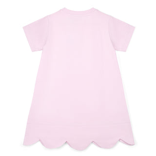 A Dee - Girls Pink Bowtique Chic Sweat Handbag Dress