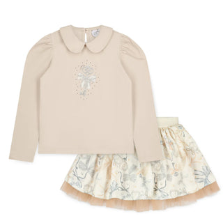 A Dee - Eau De Adee Key Print Skirt Set