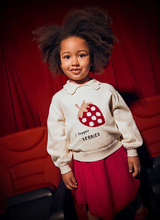 Mayoral - Girls Red Strawberry Skirt Set