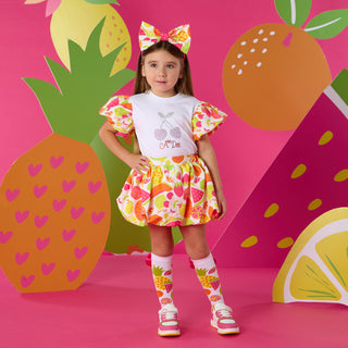 A Dee - Girls Fruitti Tutti Tia Skirt Set