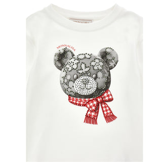 Monnalisa - Girls Teddy Bear Red Skirt Set