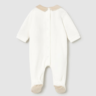 Mayoral - Baby Boys Ivory Baby Grow