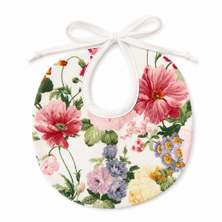 Ninnaoh - Baby Girls Floral Bib