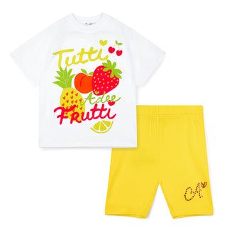A Dee - Girls Tutti Fruitti Trinity Cycling Short Set