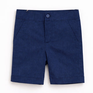 Bimbalo - Boys Knitted Polo & Navy Short Set