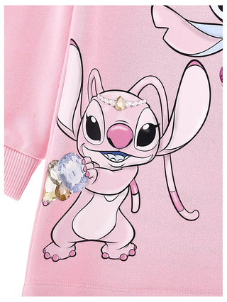 Monnalisa - Girls Stitch & Angel Jumper Dress