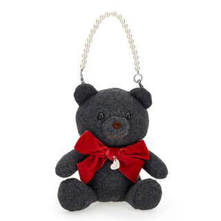 Monnalisa - Red Bow Teddy Bear Bag