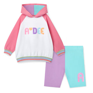 A DEE - Pop Hearts Eloise Hoody & Cycling Shorts Set