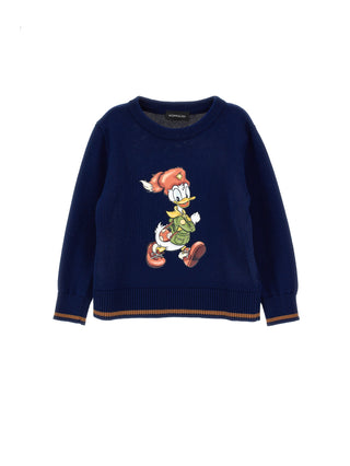 Monnalisa - Boys Donald Duck Shirt, Jumper & Jeans Set