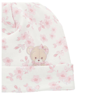 Monnalisa - Baby Girls Baby Grow Hat Bib & Blanket Set