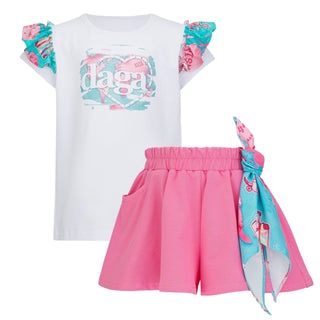 Daga - Girls Sugar Trip Short Set Pink