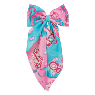 Daga - Girls Sugar Trip Bow Clip Pink