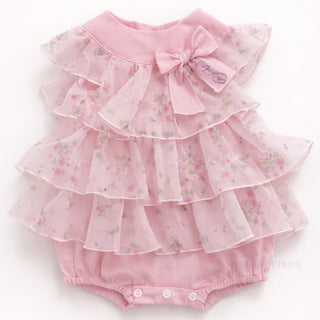 Bimbalo - Baby Girls Pink Floral Romper