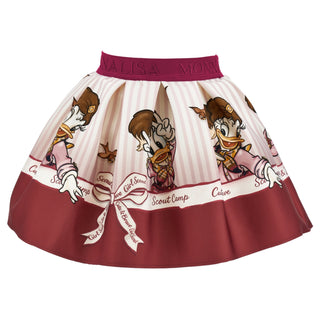 Monnalisa - Daisy Duck Pink Skirt Set