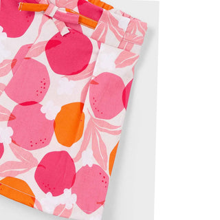 Mayoral - Girls Top & Fruit Print Short Set