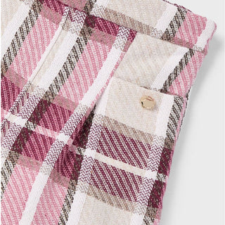 Mayoral - Girls Cherry Check Short Three Piece Short Set