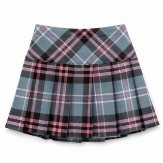 Bimbalo - Girls Candy Pink Knit Jumper  & Tartan Skirt