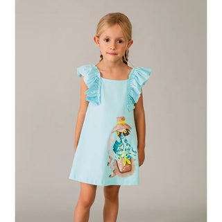 Mayoral - Girls Ruffle Dress