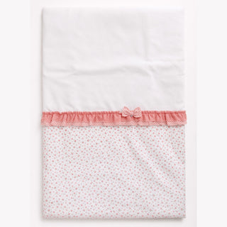 Ninnaoh - Baby Girls Coral Floral Blanket