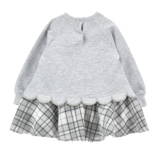 Monnalisa - Girls Dalmatian Grey Dress