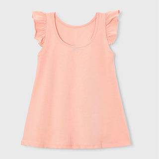 Mayoral - Girls Orange Ruffle Dress