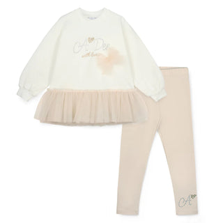 A Dee - Eau De Adee Bonnie Tulle Legging Set Beige