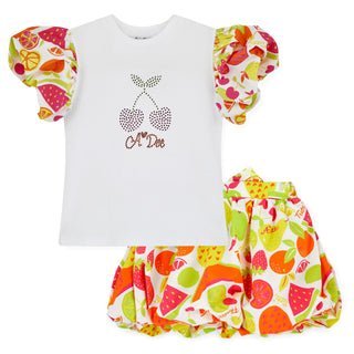 A Dee - Girls Fruitti Tutti Tia Skirt Set