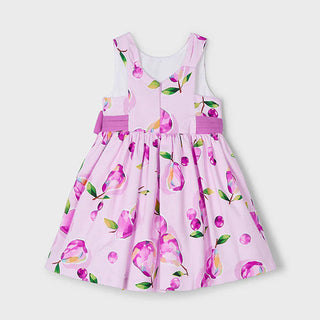 Mayoral - Baby Girls Mauve Cherry Print Dress & Belero