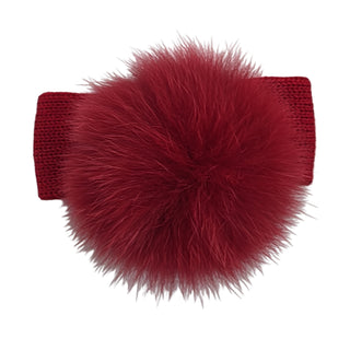 Bimbalo - Red Fox Fur Soft Pom Hairband