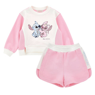 Monnalisa - Girls Stitch & Angel Short Set