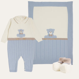 Bimbalo - Baby Boys Romper & Bootie Set