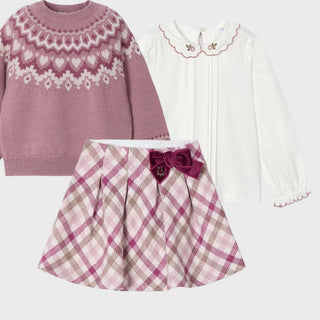 Mayoral - Pink Three Piece Jumper Set