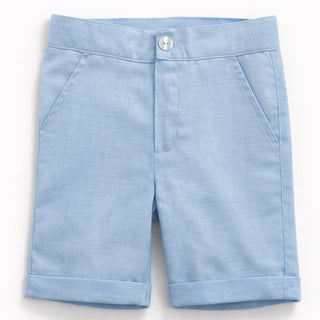 Bimbalo - Boys Knitted Polo & Blue Short Set