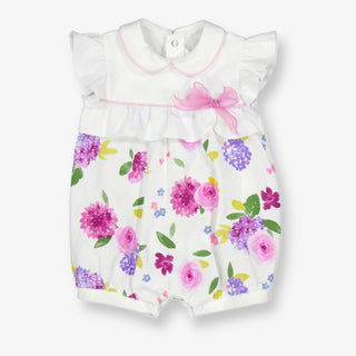 Mayoral Baby Girls -  Purple & Pink  Floral Romper