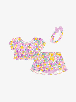 Mayoral - Baby Girls Skirt Set With Headband
