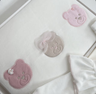 Bimbalo - Baby Girls Pink & Ivory Two Piece & Blanket Set