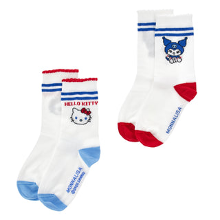Monnalisa girls Hello Kitty and Kuromi socks 2-pack